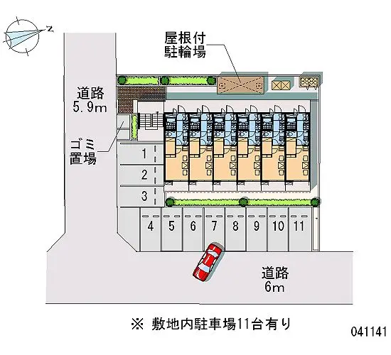 ★手数料０円★刈谷市矢場町４丁目 月極駐車場